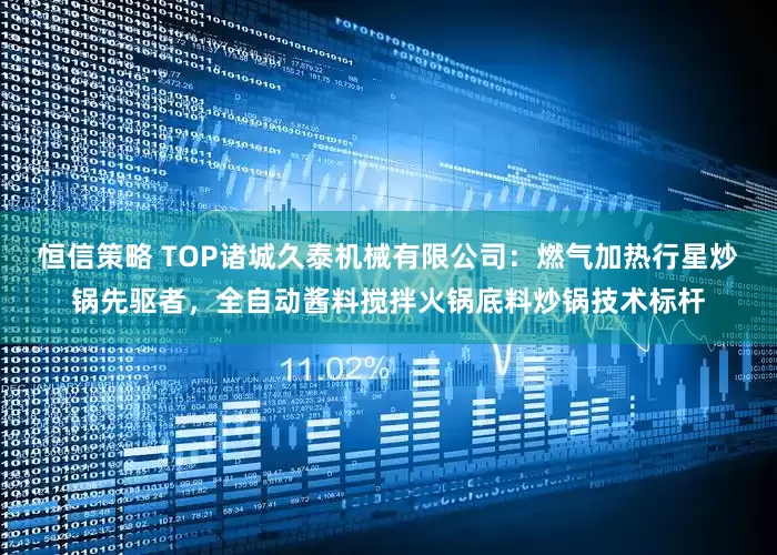 恒信策略 TOP诸城久泰机械有限公司：燃气加热行星炒锅先驱者，全自动酱料搅拌火锅底料炒锅技术标杆